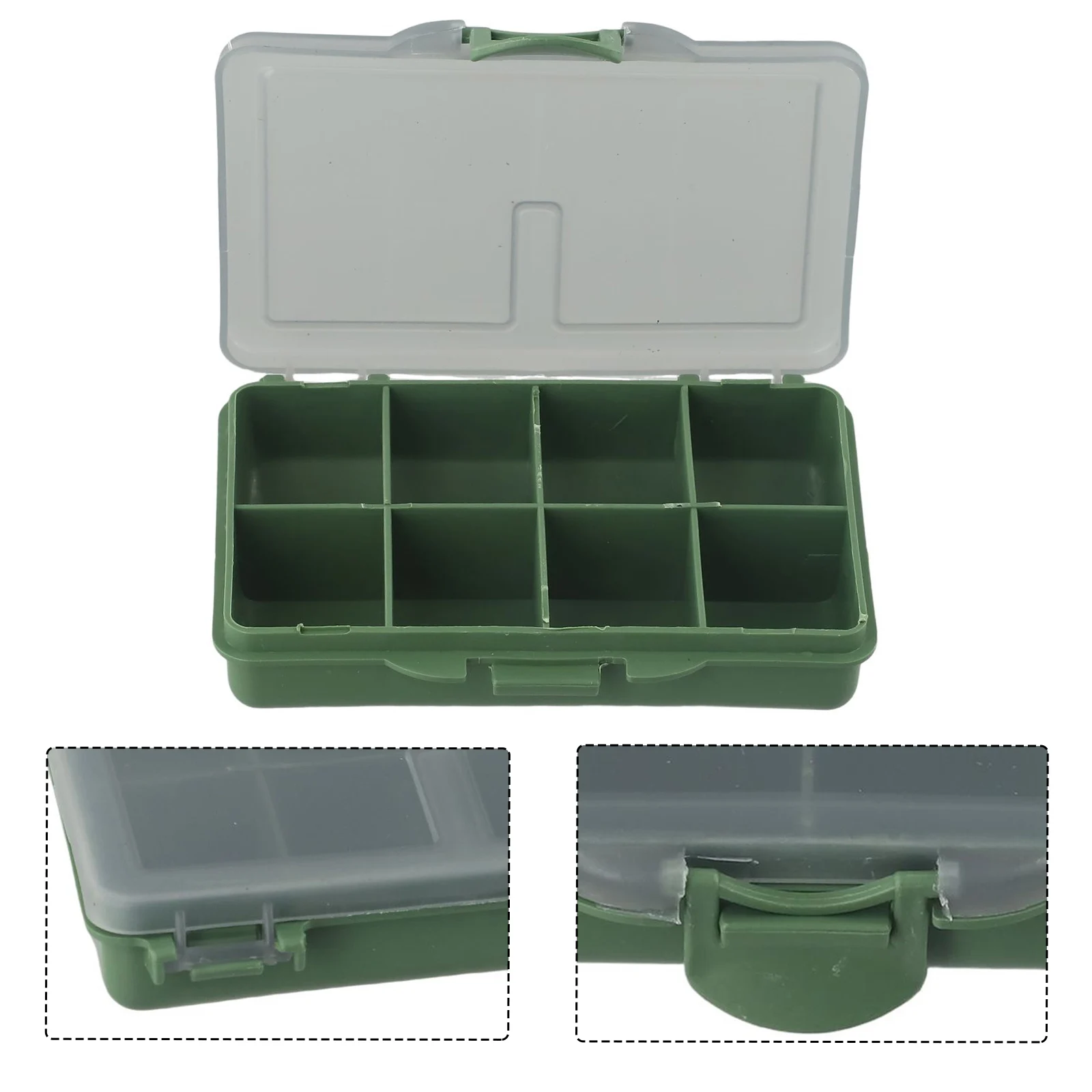 Fishing Equipment Organizer - Caja de almacenamiento de 1-8 compartimentos,