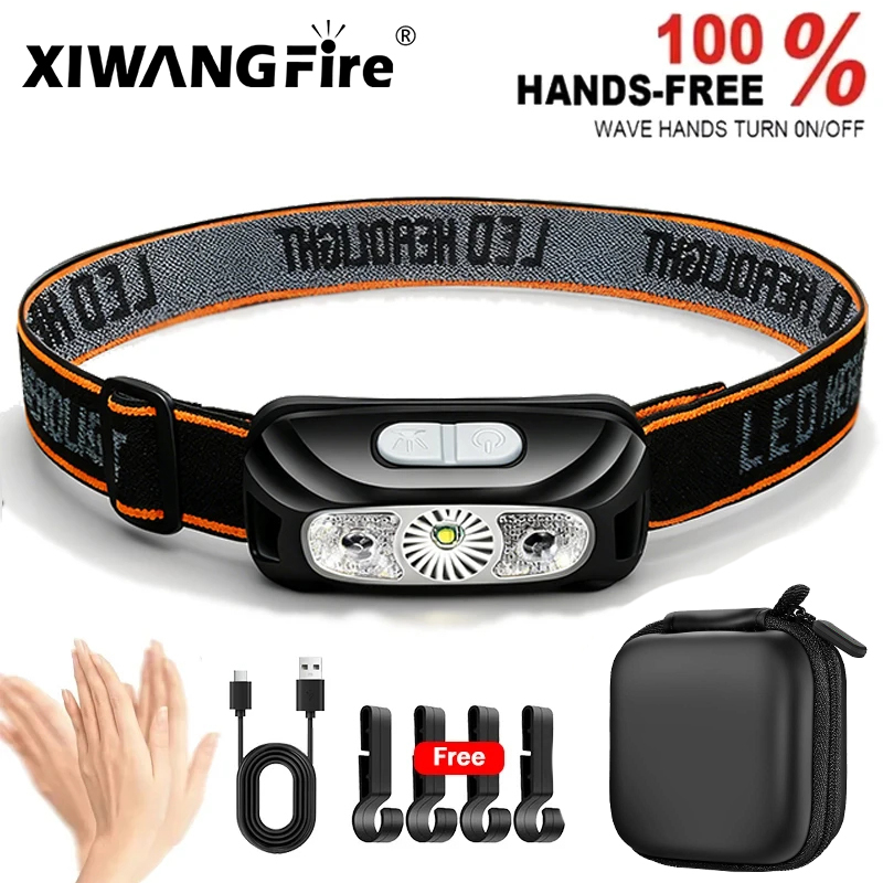 Fishing Headlamp - Linterna frontal de luz potente, linterna