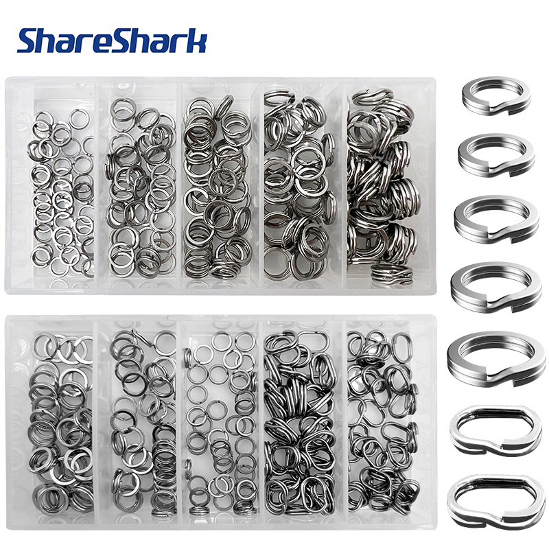 Fishing Equipment Gear - ShareShark - Caja de 200 Anillos