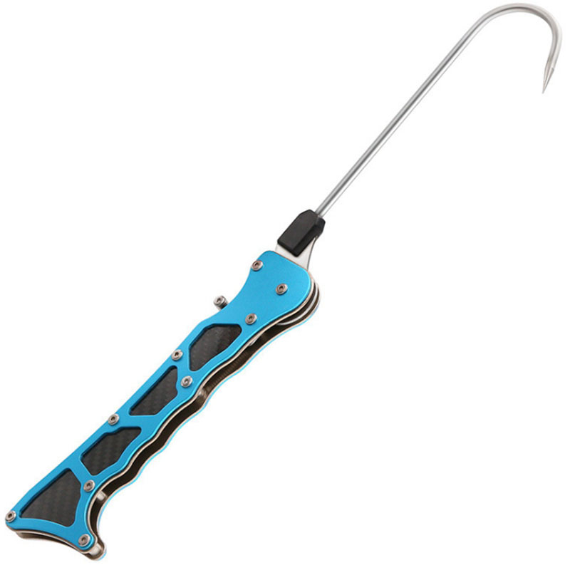 Landing Net Telescopic - Gancho de Pesca Plegable Profesional para