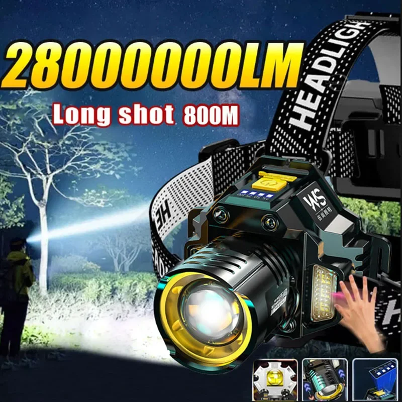 Fishing Headlamp - Potente linterna frontal LED con Sensor