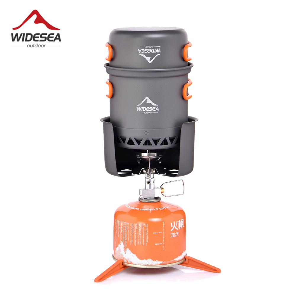 Fishing Equipment Kitchener - Widesea-Juego de cocina para acampar, mochila,
