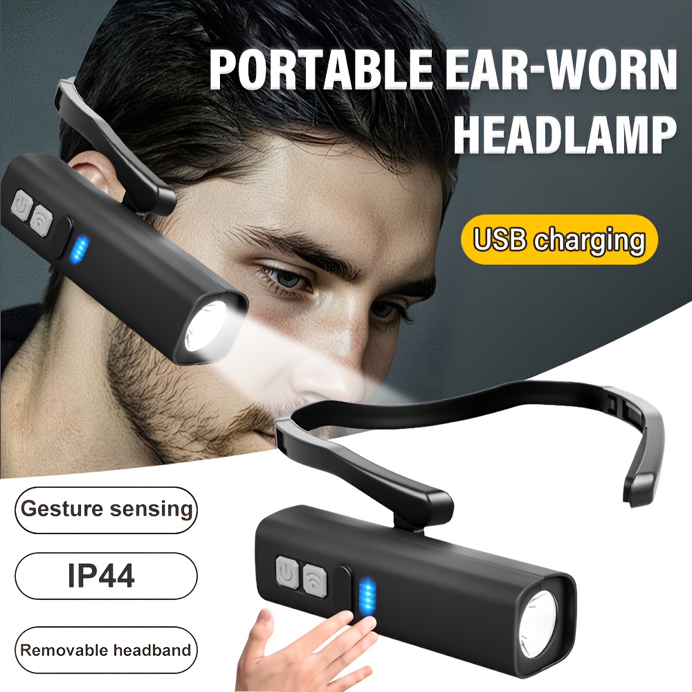 Fishing Headlamp - Linterna frontal recargable con Clip para