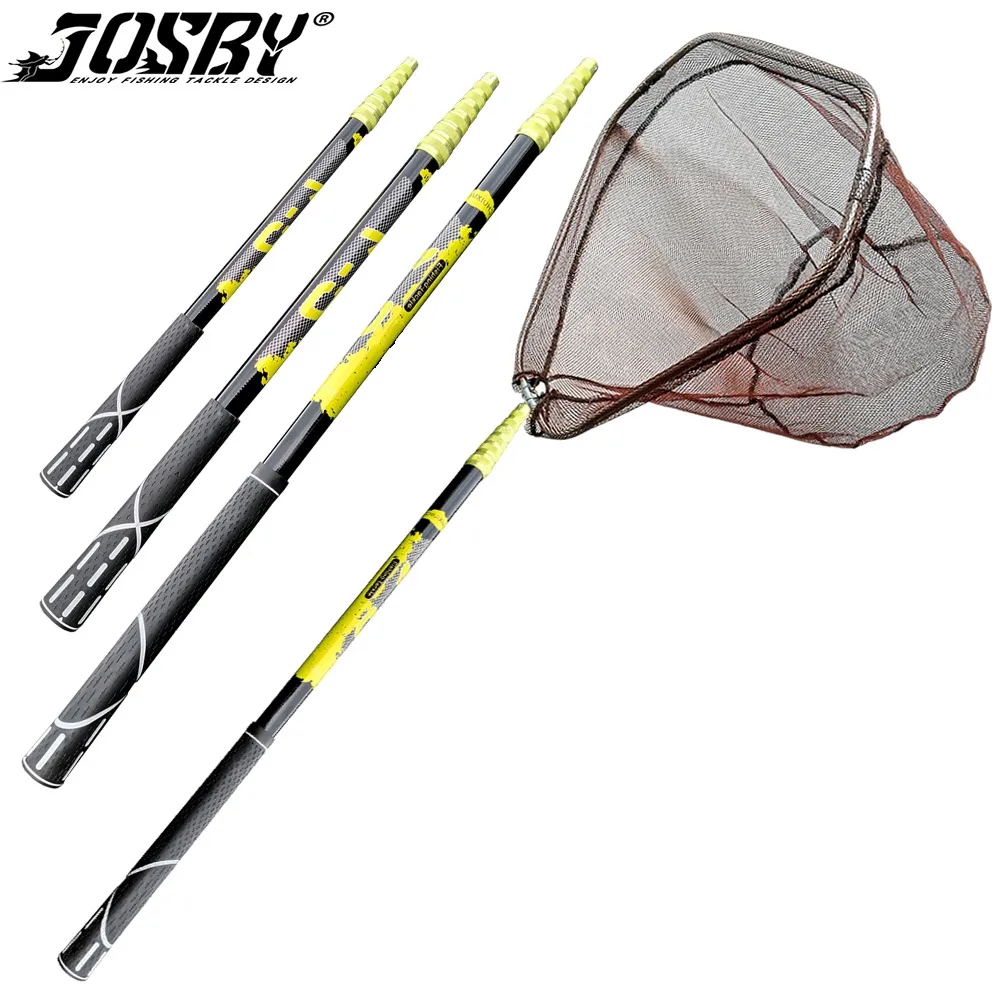 Landing Net Telescopic - JOSBY-red de aterrizaje de pesca telescópico