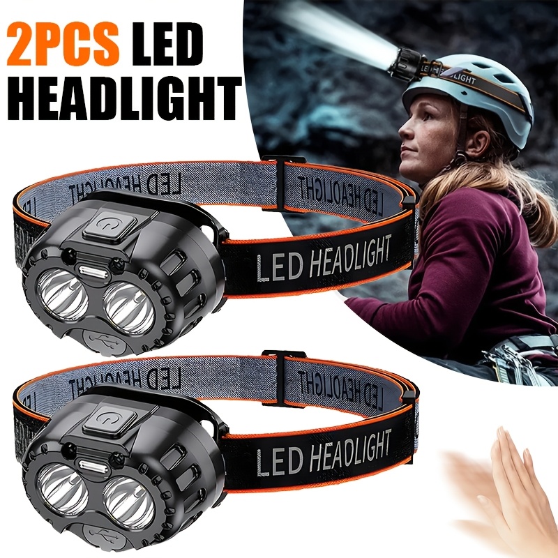 Fishing Headlamp - Potente Linterna Frontal LED de Inducción,