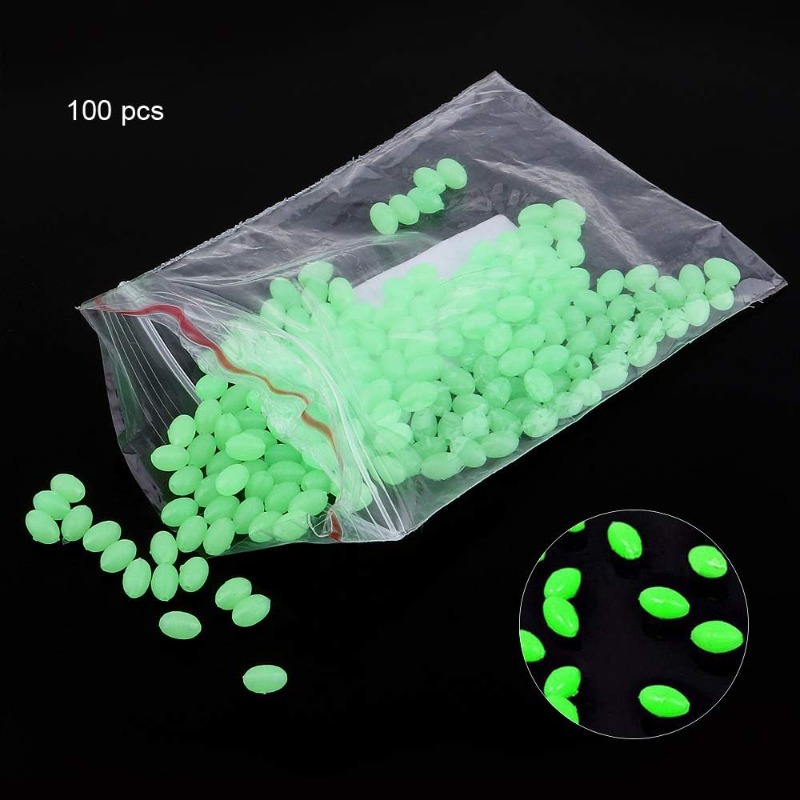 100 unids/lote cuentas de pesc - Night Float Fishing reseña y precio