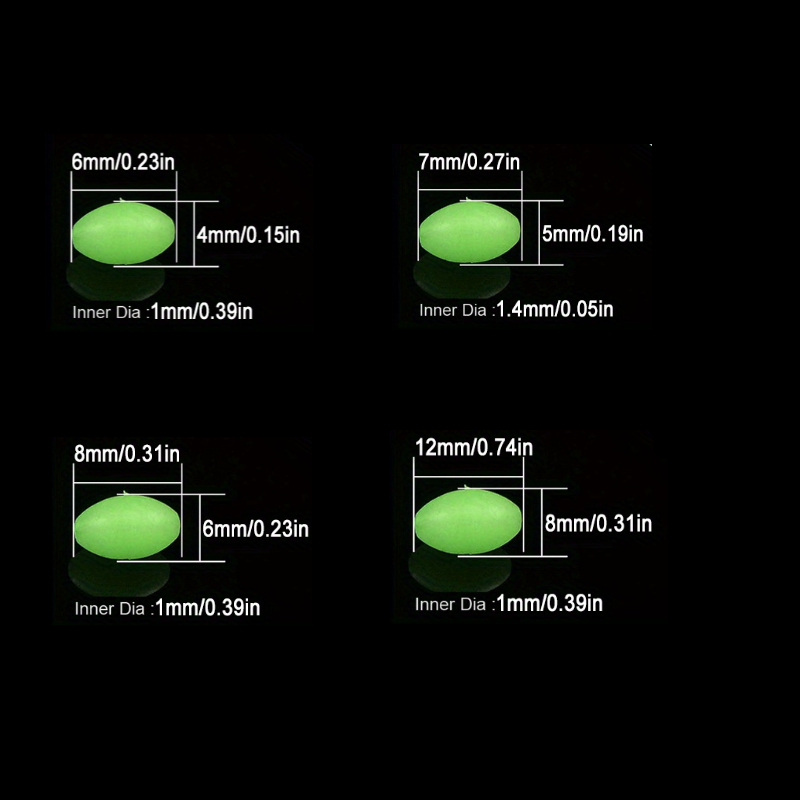 100 unids/lote cuentas de pesc - Night Float Fishing reseña y precio