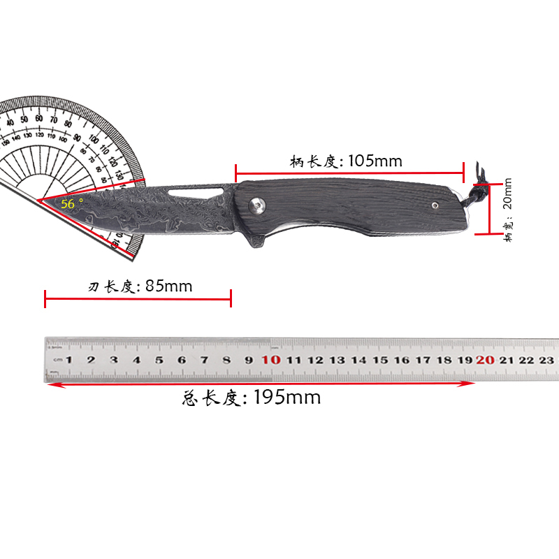 Nuevo cuchillo plegable con nú - Fishing Equipment Kitchener reseña y precio