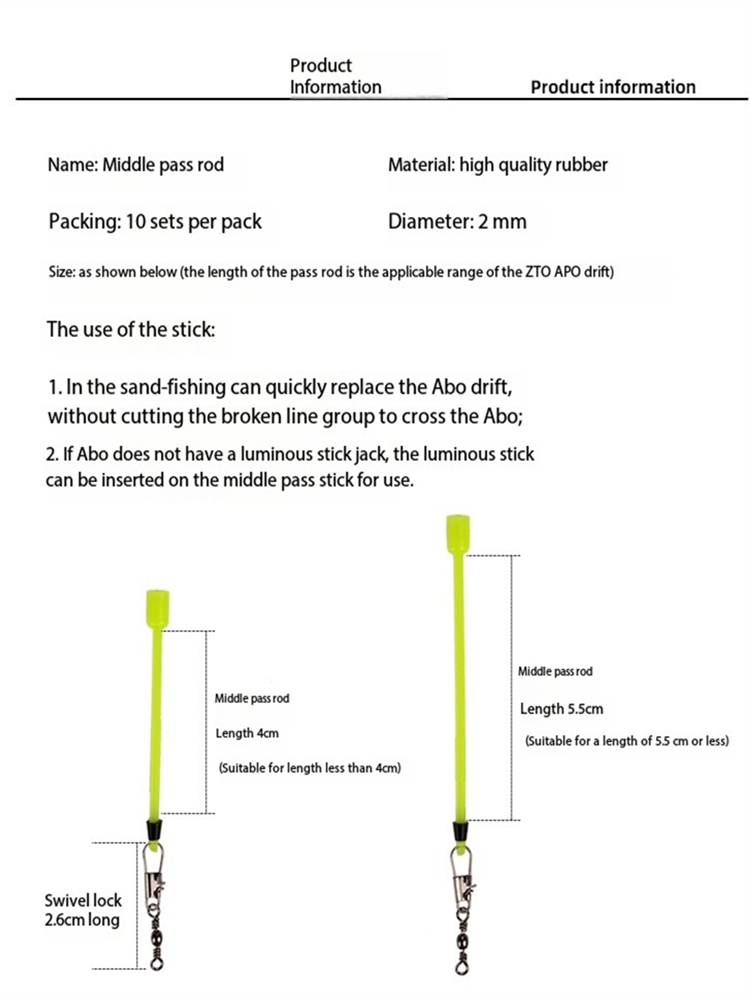 Conector Externo para Caña de  - Night Float Fishing reseña y precio