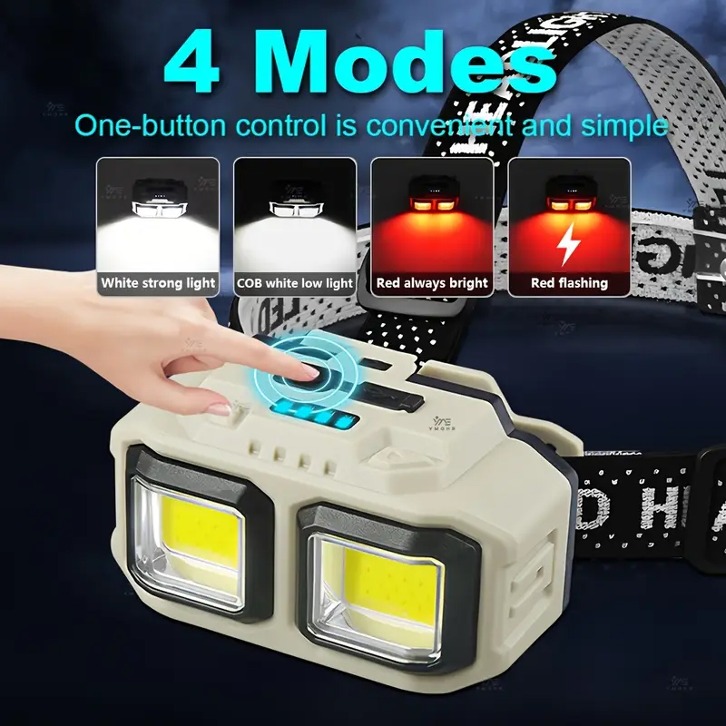 Linterna frontal LED COB, reca - Fishing Headlamp reseña y precio