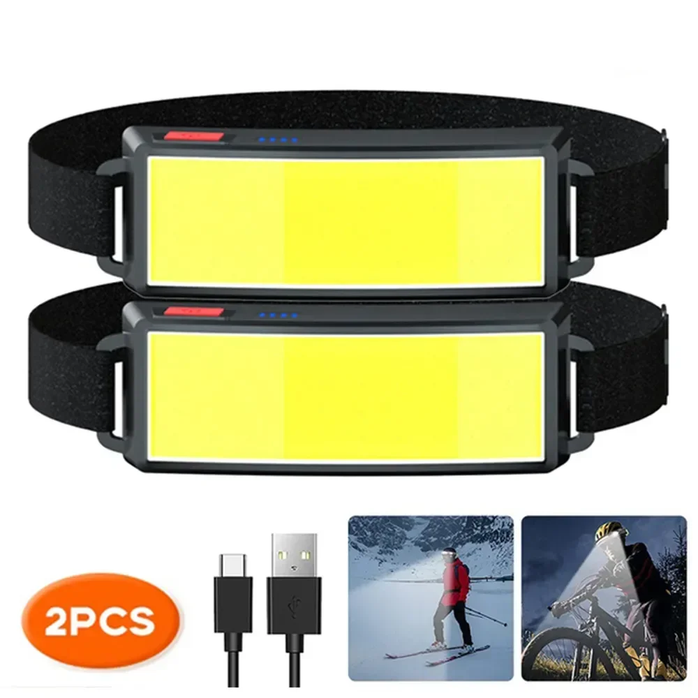 Faros LED portátiles COB para  - Fishing Headlamp reseña y precio