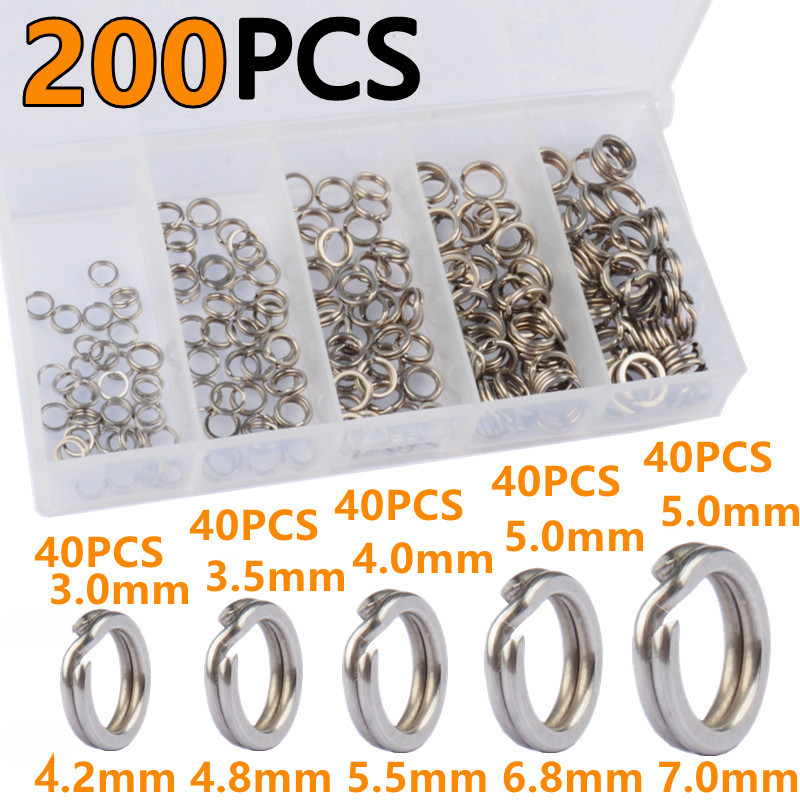 250 Piezas de Anillas Dividida - Fishing Equipment Gear reseña y precio