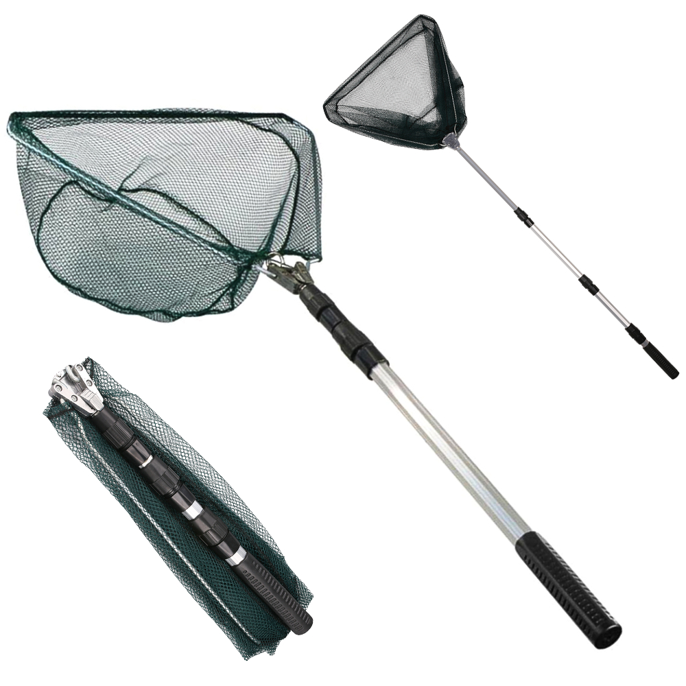 1 red de pesca plegable ultral - Landing Net Telescopic reseña y precio