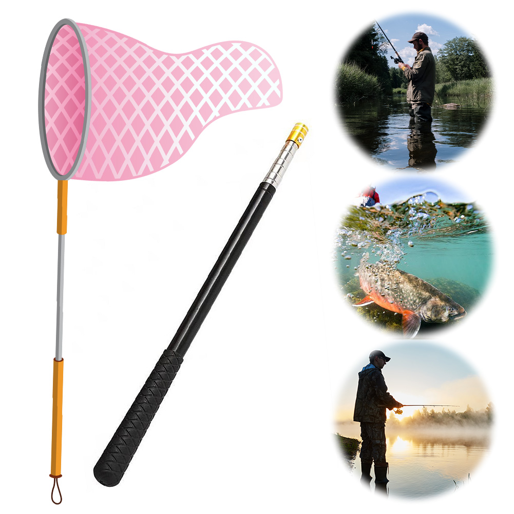 Mango de red de aterrizaje tel - Landing Net Telescopic reseña y precio