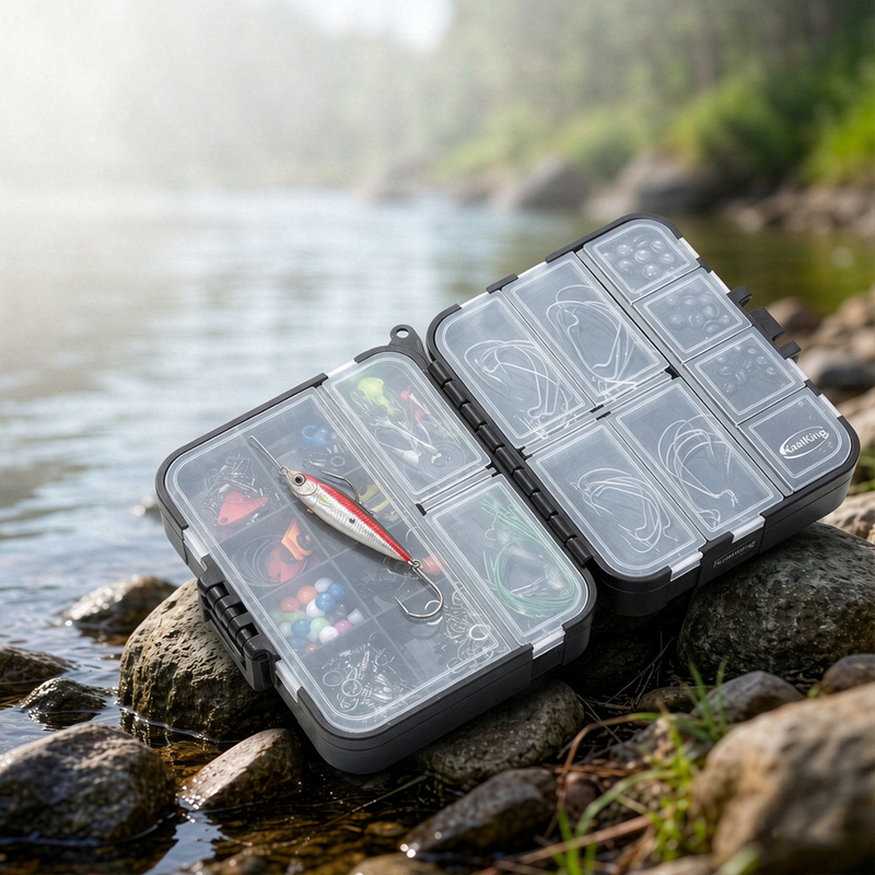 Caja de almacenamiento de acce - Fishing Equipment Organizer reseña y precio