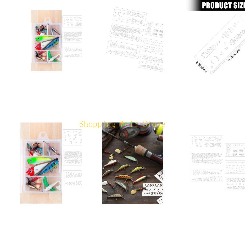 Plantillas pintura señuelos pe - Fishing Equipment Gear reseña y precio