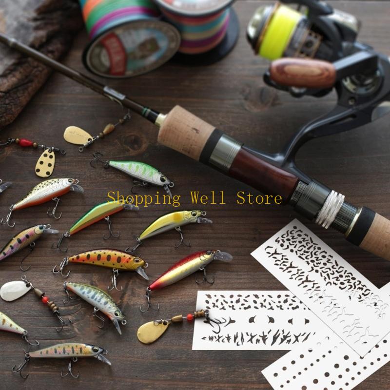 Plantillas pintura señuelos pe - Fishing Equipment Gear reseña y precio