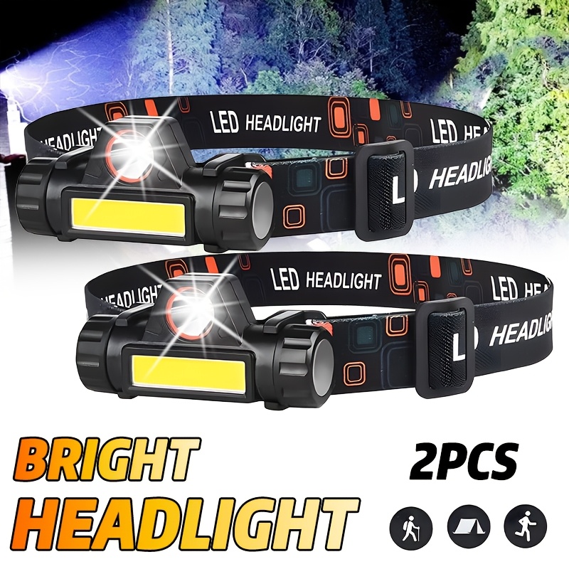 Linterna frontal LED COB recar - Fishing Headlamp reseña y precio