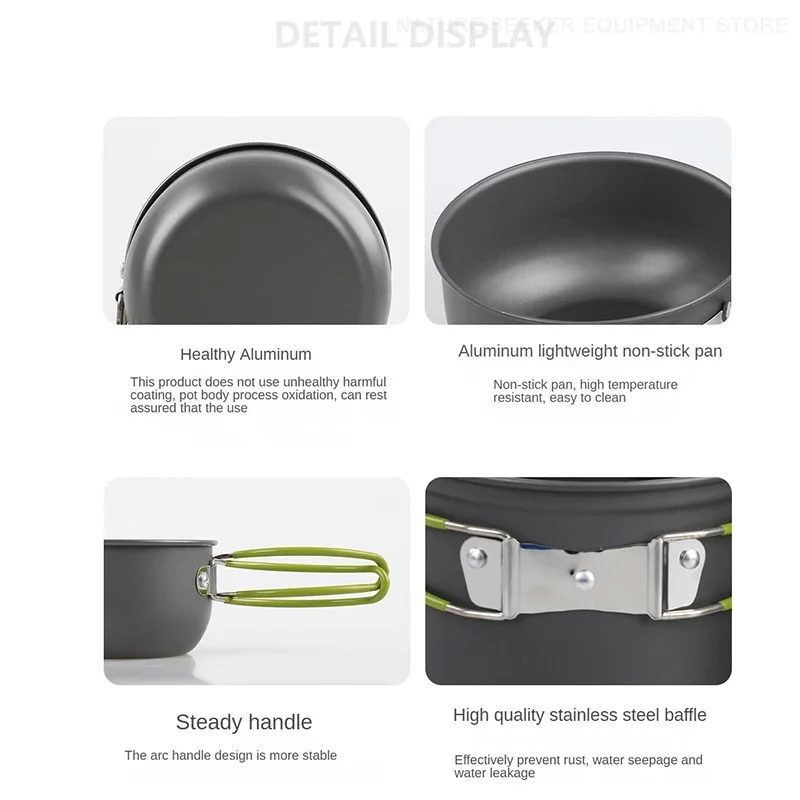 Kit de vajilla para acampar, j - Fishing Equipment Kitchener reseña y precio