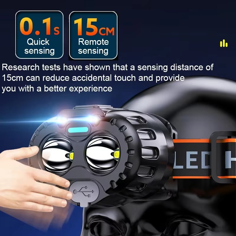 Potente Linterna Frontal LED d - Fishing Headlamp reseña y precio